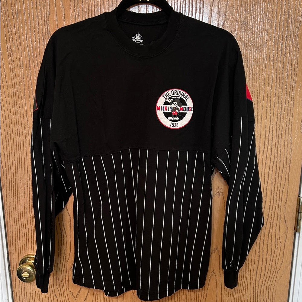 Disney Store Mickey Mouse Baseball Spirit Jersey Long-Sleeve